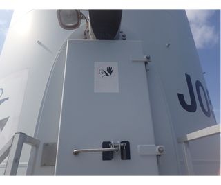 ID  Marks and signs on tower doors  and inspection areas