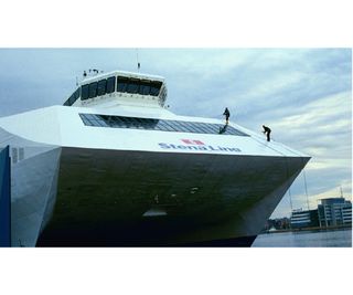 M/F “Carisma”  -  Aluminum fast ferry owned by Stena-Line