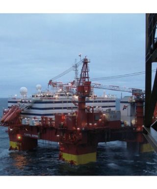 Oilrig OSEBERG, North Sea operated by Equinor