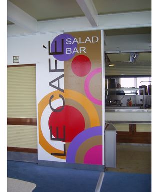 Laminated HT Film with CAST colored film – Installation performed during service with no inconvenience for passengers – NO WET PAINT SIGNS