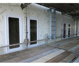 Scaffolds needed to do window frames