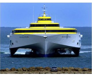 Benchijigua – Fred Olsen Lines - Colored HT Film - Superstructure, Hull and Tunnel