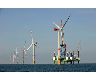 HT Film installed on Nacelles and Towers prior to deployment on ocean site